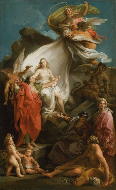 Le Temps dévoilant la Vérité, 1740-45 - Pompeo Batoni