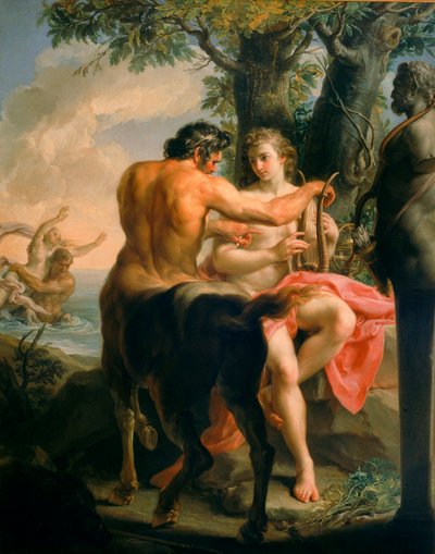 Achille et le Centaure Chiron - Pompeo Girolamo Batoni