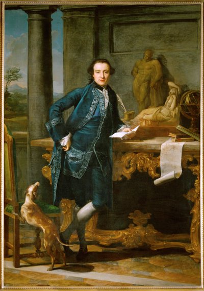 Charles John Crowle, un gentleman venu en Italie dans le cadre de son " Grand Tour " ... - Pompeo Girolamo Batoni