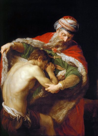 La parabole du fils prodigue - Pompeo Girolamo Batoni