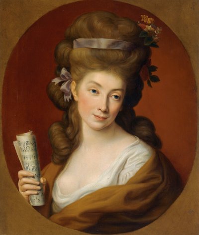 Portrait de la noble polonaise Izabela Lubomirska - Pompeo Girolamo Batoni