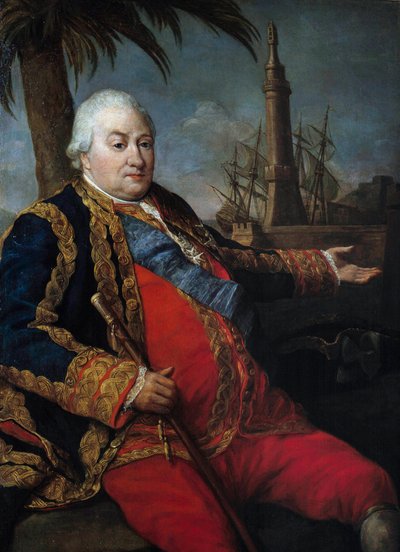 Portrait de Pierre André de Suffren de Saint Tropez - Pompeo Girolamo Batoni