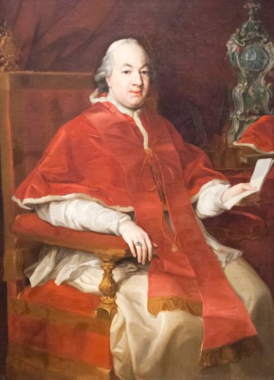 Portrait de Pie VI - Pompeo Girolamo Batoni