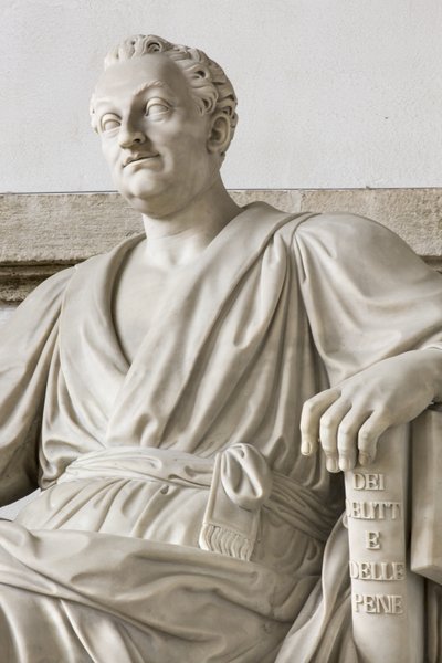 Statue de Cesare Beccaria - Pompeo Marchesi