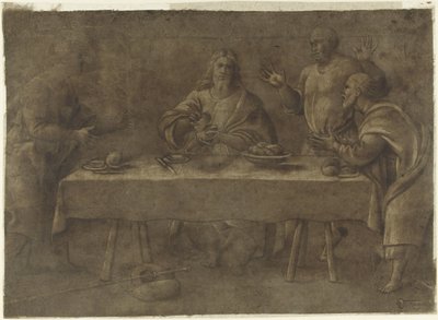 Repas à Emmaüs - Pomponio Amalteo (attributed to)