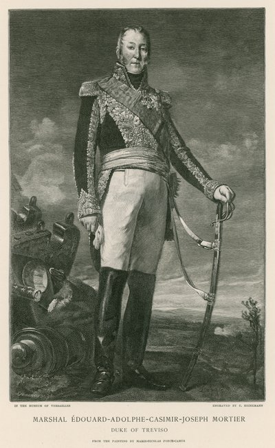 Maréchal Édouard-Adolphe-Casimir-Joseph Mortier - Ponce Camus. Marie Nicholas