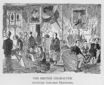 Le caractère britannique, Attitude envers les hôtesses - Pont