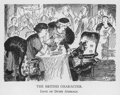 Le caractère britannique, amour des animaux muets - Pont