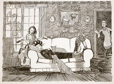 Une demi-heure de repos après les repas, illustration de 