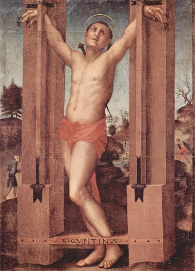 German: Hl. Quintinus Saint Quentin - Pontormo