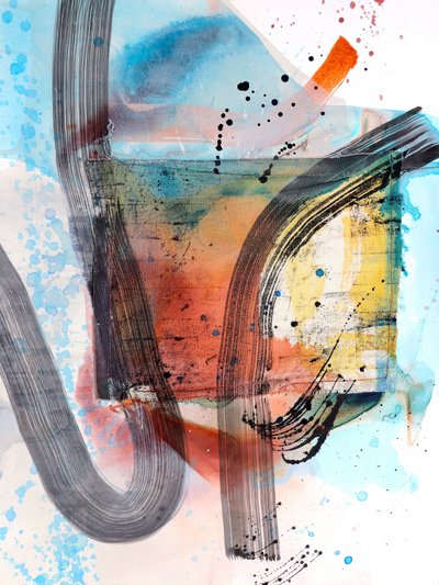 Gestes abstraits colorés - Poonam Choudhary
