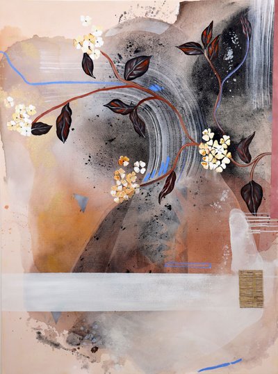 Branche « Fleur terreuse » - Poonam Choudhary