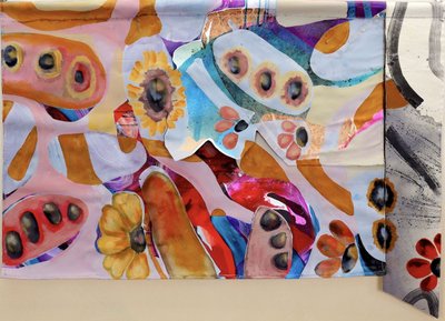 Fleurs abstraites aux couleurs vives - Poonam Choudhary