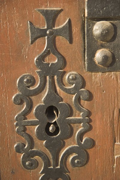Serrure décorative, quartier Alfama - Portuguese School