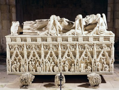 Tombe de Pierre Ier (1320-67) Roi du Portugal - Portuguese School