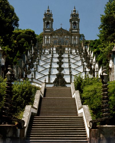 Vue du sanctuaire de Bom Jesus do Monte - Portuguese School