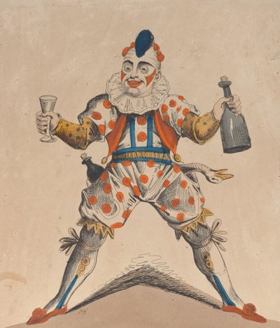 M. Grimaldi en clown, 13 juillet 1822 - Possibly Piercy Roberts