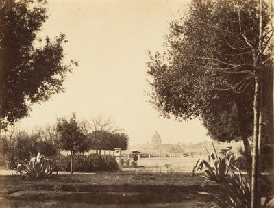 Saint-Pierre depuis la colline du Pincio - Possibly by Jane Martha St. John.