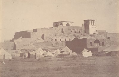 [Une citadelle persane dans les environs de Sultaniye], 1840-60 - Possibly by Luigi Pesce.