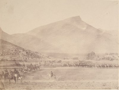[Départ pour la chasse, Tombeau du Khan de Khiva], 1840s-60s - Possibly by Luigi Pesce.