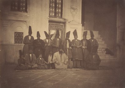 [Dans la mosquée de Damegan Les eunuques], 1850s - Possibly by Luigi Pesce.