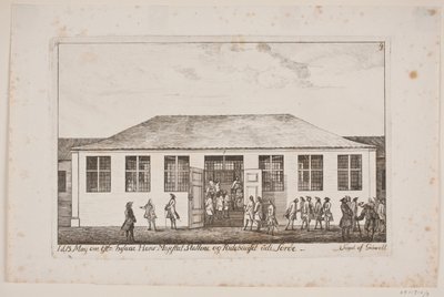 Frederik V visite les écuries et le manège de l