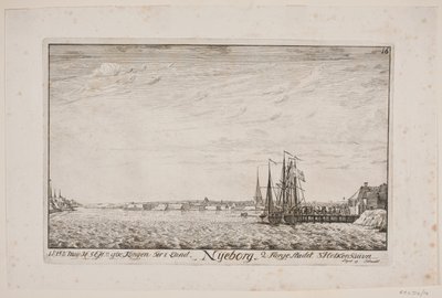 Débarquement de Frederik V à Nyborg - Poul Isac Grønvold