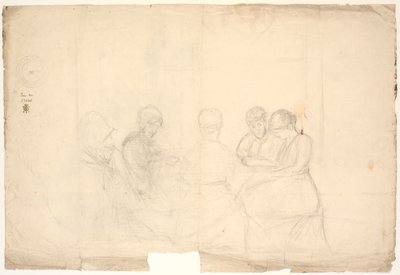 Groupe avec cinq figures assises - Poul S. Christiansen