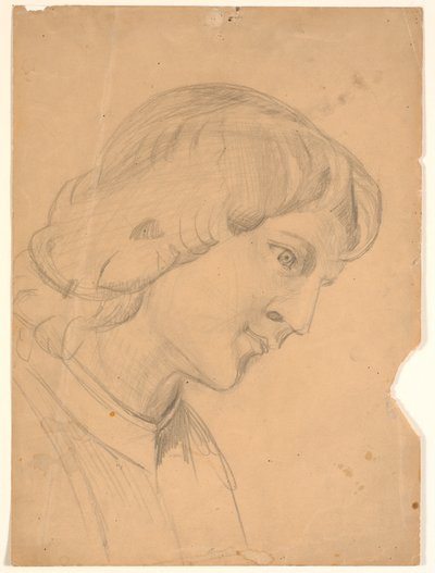 Tête. Étude pour un ange - Poul S. Christiansen
