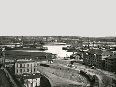Les docks, Southampton, 1895 - Poulton and Co