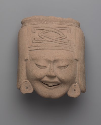 Tête de femme riant, Totonac - Pre Columbian