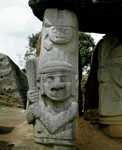 Sculpture mégalithique d