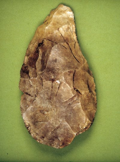 Polisseur acheuléen (Paléolithique moyen) Museo archeologico de Milan - Prehistoric Prehistoric