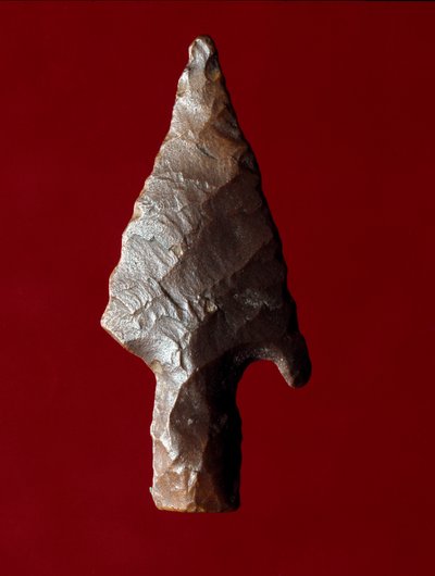 Antiquité égyptienne : pointe de flèche du site de Fayoum en Égypte - Prehistoric Prehistoric