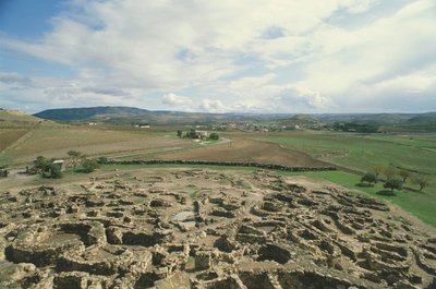 Italie, Région de la Sardaigne, Barumini, province de Medio Campidano, site archéologique 