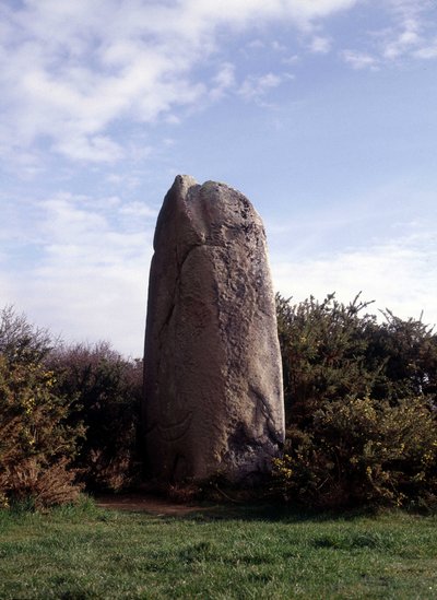 Menhir dans la presqu
