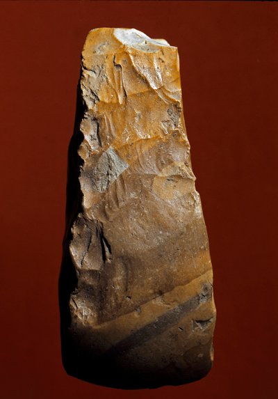 Préhistoire : outil de type chopper de fabrication lithique de Kjokkenmoddinger, Danemark - Prehistoric Prehistoric