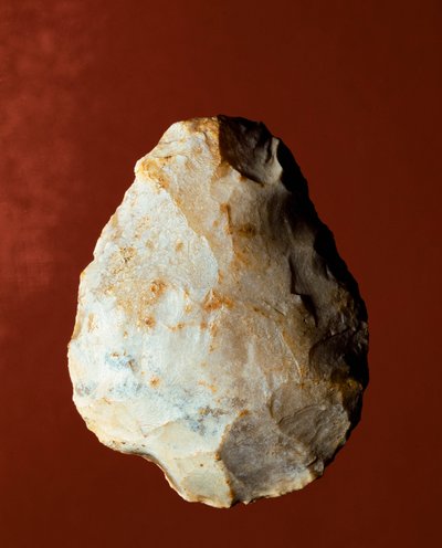 Préhistoire : biface de fabrication lithique de type Micoquien - Prehistoric Prehistoric