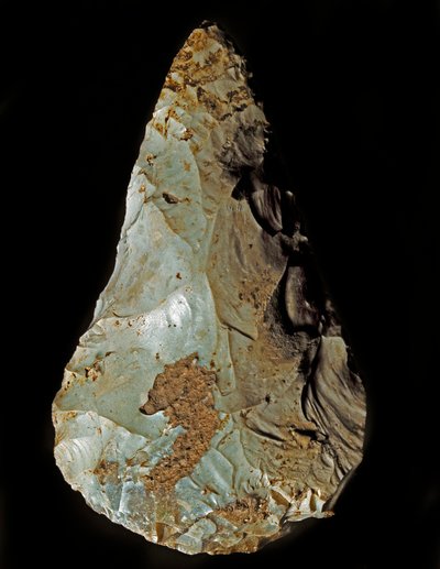 Préhistoire : biface de type Micoquien. Paléolithique inférieur. Vérone, Museo Civico di Storia Naturale, Italie - Prehistoric Prehistoric