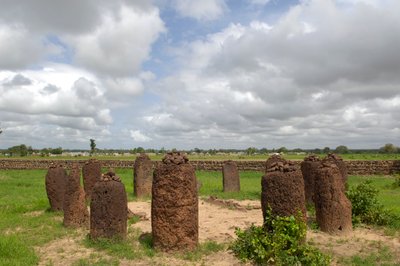 Préhistoire : cercle mégalithique de pierres de Wassu, Gambie - Prehistoric Prehistoric