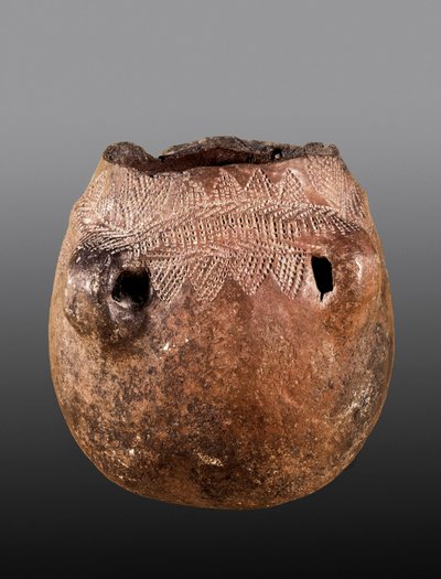 Préhistoire : vase en céramique, néolithique. Provenant de Cacin - Prehistoric Prehistoric