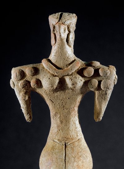 Préhistoire : statuette en argile d