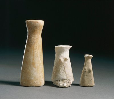 Idoles féminines du site de Los Millares (Almeria). Espagne Madrid, Museo Archeologico Nazionale - Prehistoric Prehistoric