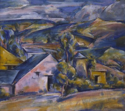 Les collines - Preston Dickinson