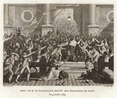 La mort de Jacques de Flesselles - Prieur