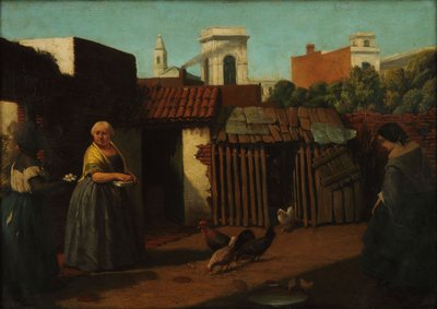 Cour de Buenos Aires en 1850 - Prilidiano Pueyrredon