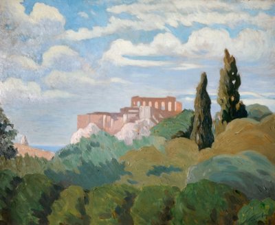 Lever de soleil sur le Parthénon, Athènes, 1933 - Prince Nicholas of Greece and Denmark