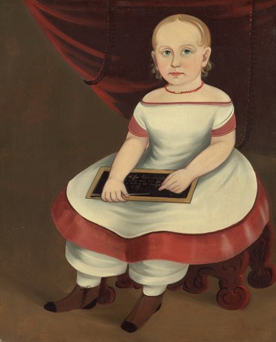 Petite Fille avec Ardoise - Prior Hamblin School