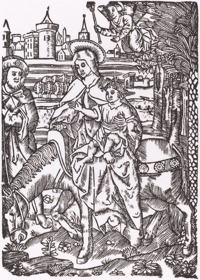 La Fuite en Égypte - Probably French 16th Century