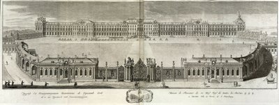 Vue du palais Catherine à Tsarskoïe Selo, 1761 - Prokofy Artemyevich Artemyev